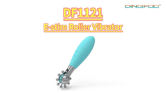 Nhà máy đồ chơi tình dục Dingfoo DF1121 E-stim Roller Vibrator